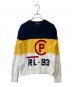 POLO RALPH LAUREN（ポロ・ラルフローレン）の古着「P-93 ケーブルニットセーター」｜ネイビー
