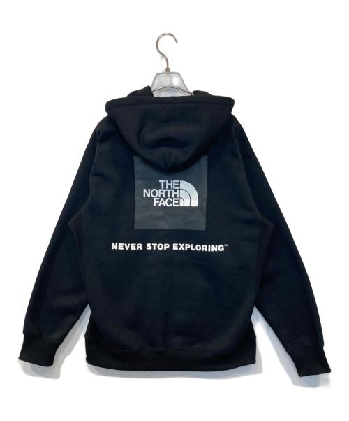 THE NORTH FACE（ザ ノース フェイス）THE NORTH FACE (ザ ノース フェイス) バックスクエアロゴフーディ NT62230 ブラック サイズ:Mの古着・服飾アイテム