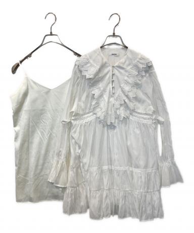 中古・古着通販】Snidel (スナイデル) コットンライクラッフルカラー