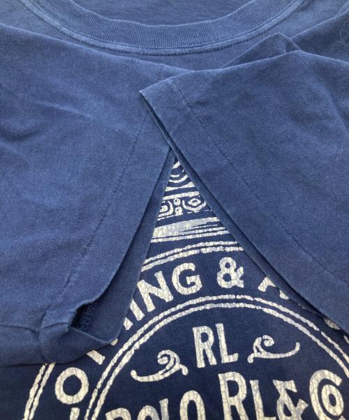 POLO RALPH LAUREN（ポロ・ラルフローレン）POLO RALPH LAUREN (ポロ・ラルフローレン) プリントTシャツ ネイビー サイズ:XSの古着・服飾アイテム