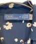中古・古着 POLO RALPH LAUREN (ポロ・ラルフローレン) フローラル クレープ ショートスリーブ ドレス ネイビー サイズ:00：10000円
