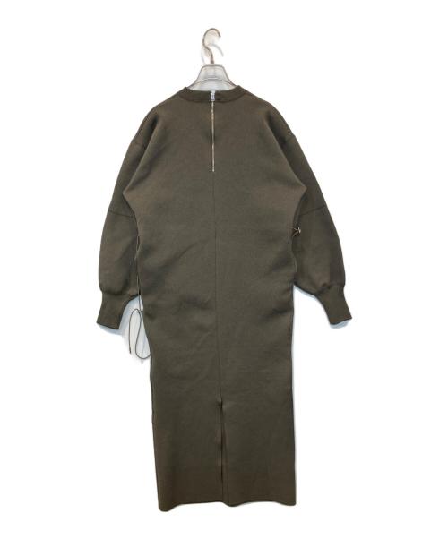 Adam et Rope（アダム エ ロペ）Adam et Rope (アダム エ ロペ) フォルムニットワンピース GAE-24000 ブラウン サイズ:FREEの古着・服飾アイテム