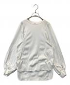 HYEONヘヨン）の古着「クロワッサンロングTee HY23RECT」｜ホワイト