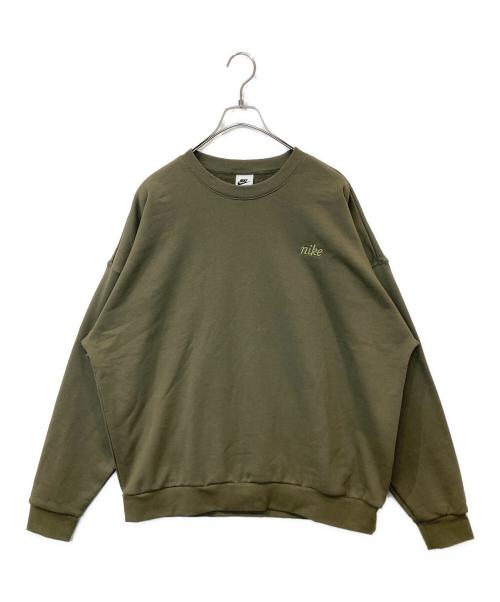 NIKE（ナイキ）NIKE (ナイキ) オーバーサイズド クルー　IB8360-222 グリーン サイズ:Mの古着・服飾アイテム