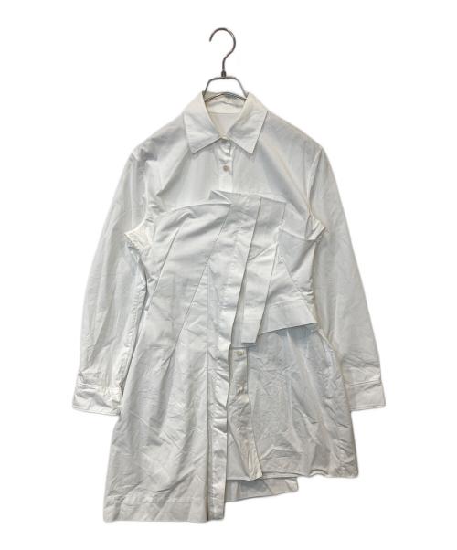 JNBY（ジェイエヌビーワイ）JNBY (ジェイエヌビーワイ) 長袖シャツ 12279014 ホワイト サイズ:SIZE 36の古着・服飾アイテム