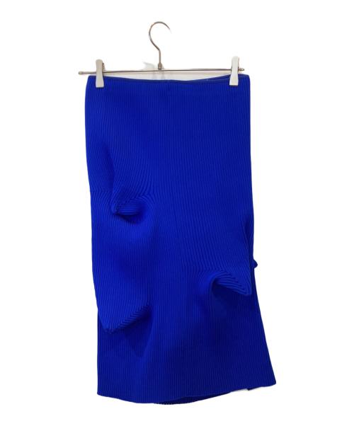 JNBY（ジェイエヌビーワイ）JNBY (ジェイエヌビーワイ) 立体スカート　12279037 ブルー サイズ:36 未使用品の古着・服飾アイテム