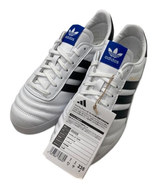adidas（アディダス）adidas (アディダス) GAZELLE TEAM ホワイト サイズ:23.5cm 未使用品の古着・服飾アイテム