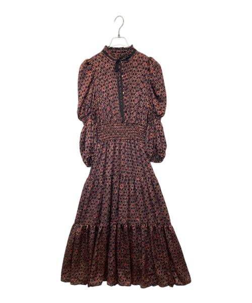 CORCOVADO（コルコバード）CORCOVADO (コルコバード) Moon Flowerリボンドレス　32-233-0010 ブラック サイズ:36の古着・服飾アイテム