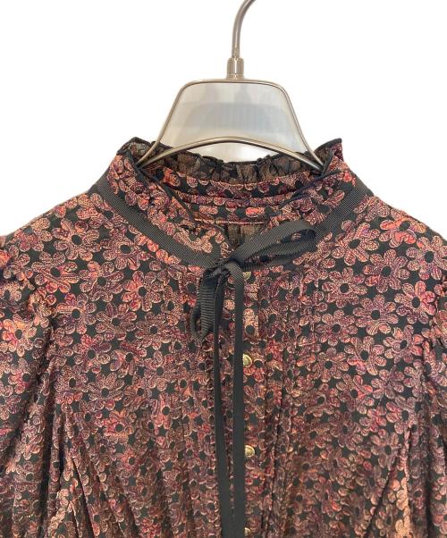 CORCOVADO（コルコバード）CORCOVADO (コルコバード) Moon Flowerリボンドレス　32-233-0010 ブラック サイズ:36の古着・服飾アイテム