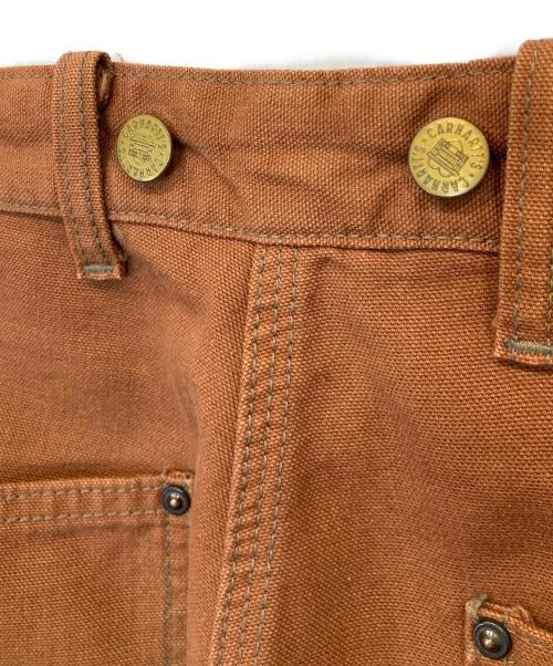CarHartt（カーハート）CarHartt (カーハート) DOUBLE KNEE DUCK PANTS　E62WR ブラウン サイズ:W32×L35の古着・服飾アイテム