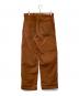 CarHartt (カーハート) DOUBLE KNEE DUCK PANTS　E62WR ブラウン サイズ:W32×L35：7000円