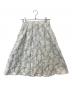 ANAYI（アナイ）の古着「フラワージャガードタックフレアスカート　102127-11-790-91-360」｜アイボリー