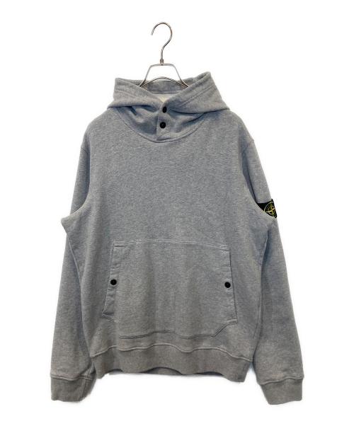 STONE ISLAND（ストーンアイランド）STONE ISLAND (ストーンアイランド) COTTON HOODIE　791561720 グレー サイズ:Lの古着・服飾アイテム