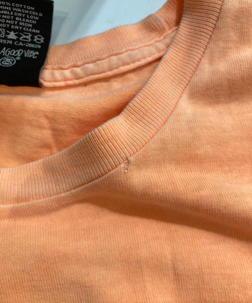 stussy（ステューシー）stussy (ステューシー) Tシャツ オレンジ サイズ:XLの古着・服飾アイテム