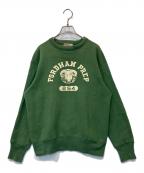 WAREHOUSEウエアハウス）の古着「プリントスウェット」｜グリーン