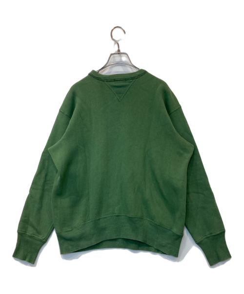 WAREHOUSE（ウエアハウス）WAREHOUSE (ウエアハウス) プリントスウェット グリーン サイズ:42の古着・服飾アイテム