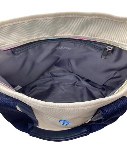 POLO GOLF（ポロ ゴルフ）POLO GOLF (ポロ ゴルフ) Big Pony スモール ゴルフ トート　MAXGBGS01320002 100 アイボリーの古着・服飾アイテム