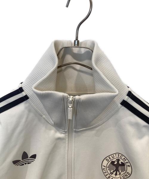 adidas（アディダス）adidas (アディダス) ドイツ ベッケンバウアー トラックトップ　IU2100 アイボリー サイズ:XLの古着・服飾アイテム