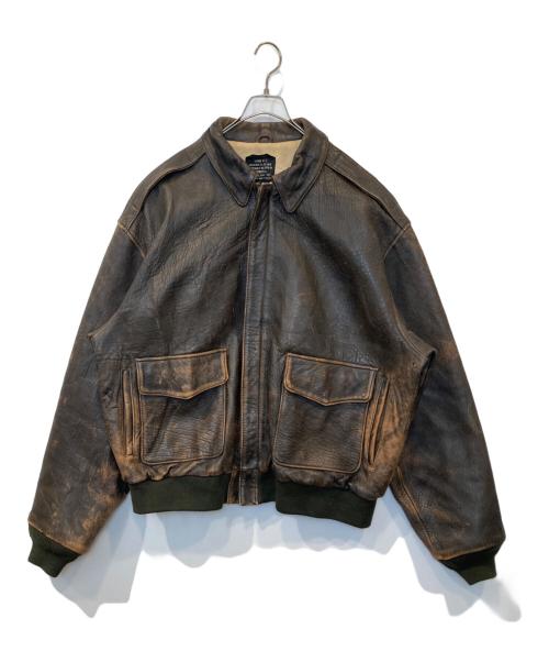 AVIREX（アヴィレックス）AVIREX (アヴィレックス) A-2フライトジャケット ブラウン サイズ:XXLの古着・服飾アイテム