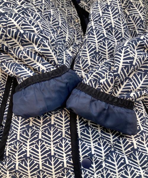 HELLY HANSEN（ヘリーハンセン）HELLY HANSEN (ヘリーハンセン) 総柄キルティングコート HW11483 ネイビー サイズ:Sの古着・服飾アイテム