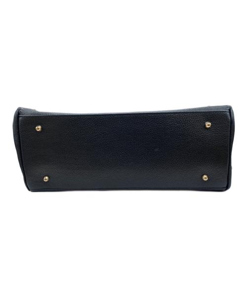 AULENTTI（オウレンティ）AULENTTI (オウレンティ) 2WAYレザーショルダーバッグ ブラックの古着・服飾アイテム