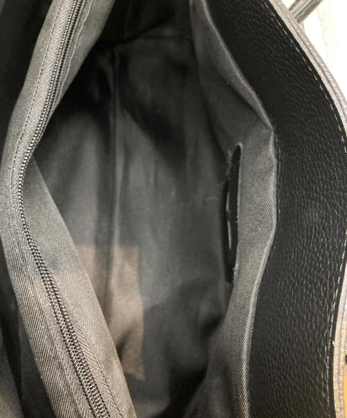 AULENTTI（オウレンティ）AULENTTI (オウレンティ) 2WAYレザーショルダーバッグ ブラックの古着・服飾アイテム