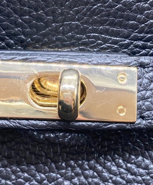 AULENTTI（オウレンティ）AULENTTI (オウレンティ) 2WAYレザーショルダーバッグ ブラックの古着・服飾アイテム