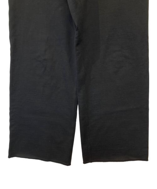 MARKAWARE（マーカウェア）MARKAWARE (マーカウェア) オーガニックコットンヘビー吊裏毛 / ワイドジムパンツ A24C09PT01C ブラック サイズ:2の古着・服飾アイテム