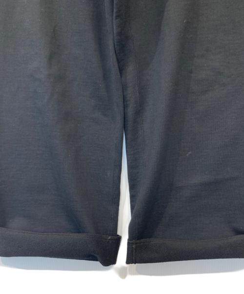 MARKAWARE（マーカウェア）MARKAWARE (マーカウェア) オーガニックコットンヘビー吊裏毛 / ワイドジムパンツ A24C09PT01C ブラック サイズ:2の古着・服飾アイテム