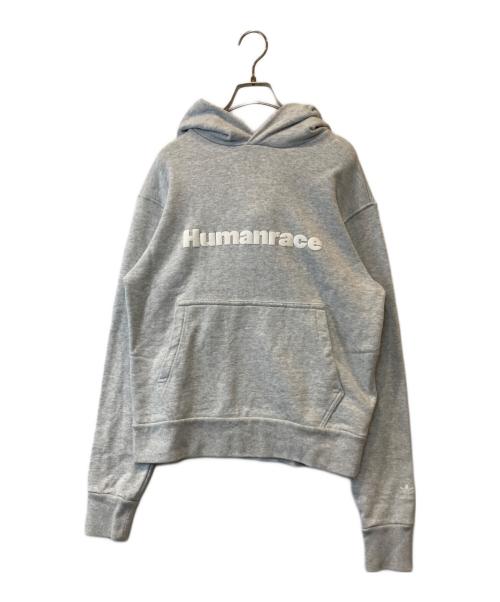 adidas（アディダス）adidas (アディダス) humanrace (ヒューマンレース) パーカー　HS4819 グレー サイズ:XSの古着・服飾アイテム