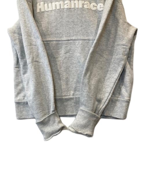 adidas（アディダス）adidas (アディダス) humanrace (ヒューマンレース) パーカー　HS4819 グレー サイズ:XSの古着・服飾アイテム