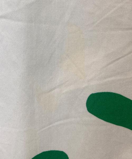 marimekko（マリメッコ）marimekko (マリメッコ) Ronsy Nokturno（ロンシー・ノクトゥルノ）　092957/163246 グリーン×ホワイト サイズ:36の古着・服飾アイテム