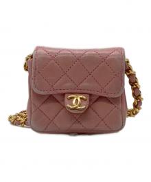 CHANEL（シャネル）の古着「ミニミニマトラッセチェーンショルダーポーチ」｜ピンク