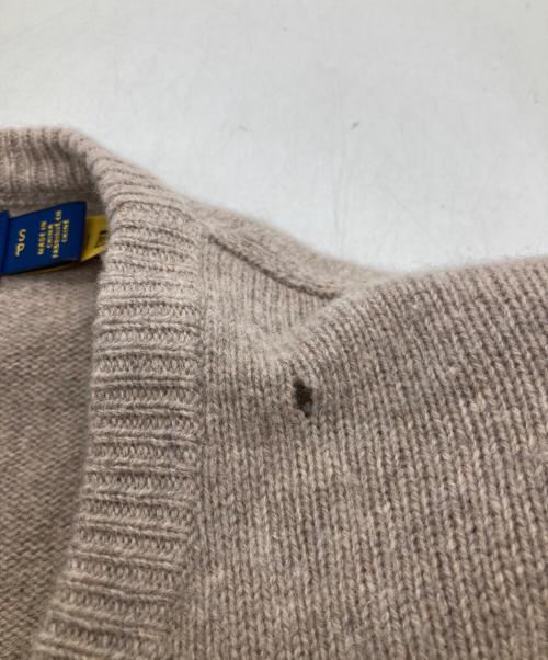 POLO RALPH LAUREN（ポロ・ラルフローレン）POLO RALPH LAUREN (ポロ・ラルフローレン) ウールニット ブラウン サイズ:Sの古着・服飾アイテム
