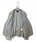 中古・古着 INDIVI (インディヴィ) リネン風カラーレスジャケット グレー サイズ:40：4500円