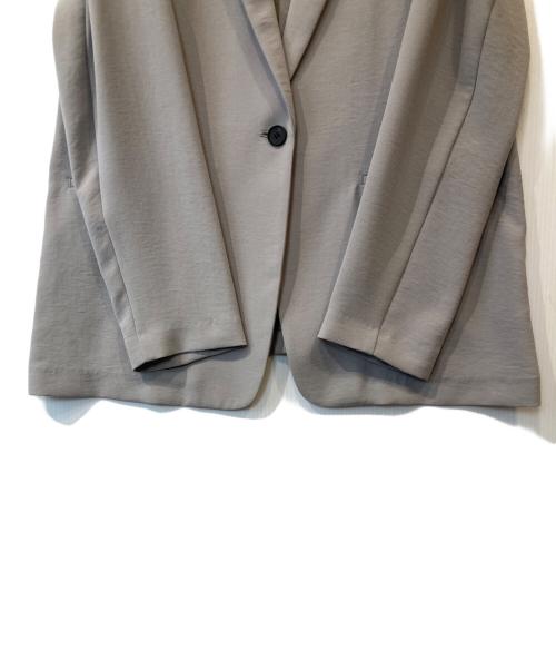 INDIVI（インディヴィ）INDIVI (インディヴィ) テーラードジャケット グレー サイズ:40の古着・服飾アイテム