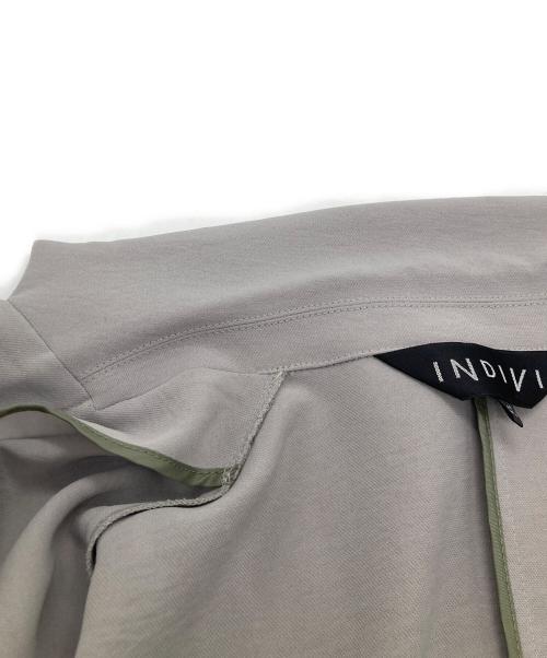 INDIVI（インディヴィ）INDIVI (インディヴィ) テーラードジャケット グレー サイズ:40の古着・服飾アイテム