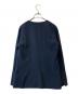 INDIVI (インディヴィ) ストレッチ ノーカラージャケット ネイビー サイズ:40：3500円