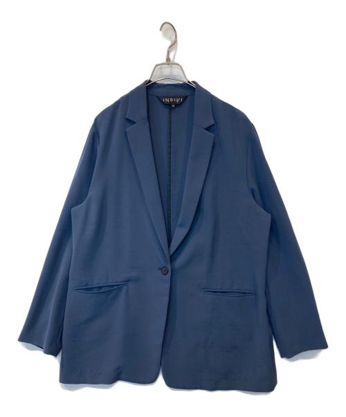 INDIVI（インディヴィ）INDIVI (インディヴィ) テーラードジャケット パープル サイズ:12の古着・服飾アイテム