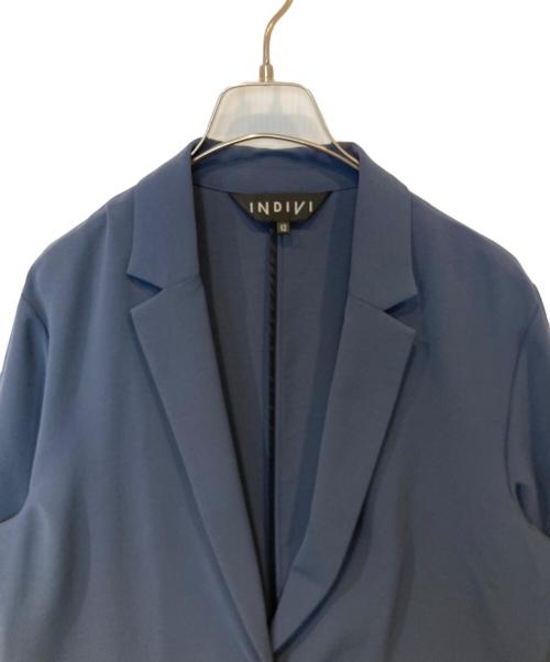 INDIVI（インディヴィ）INDIVI (インディヴィ) テーラードジャケット パープル サイズ:12の古着・服飾アイテム