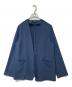 INDIVI（インディヴィ）の古着「ノーカラージャケット」｜パープル