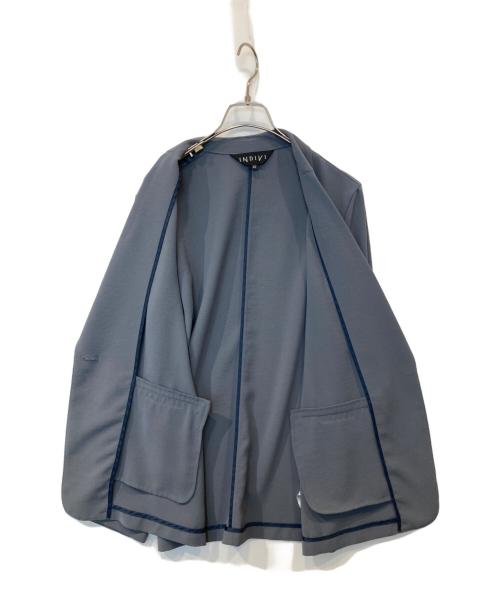 INDIVI（インディヴィ）INDIVI (インディヴィ) ジャケット グレー サイズ:40の古着・服飾アイテム