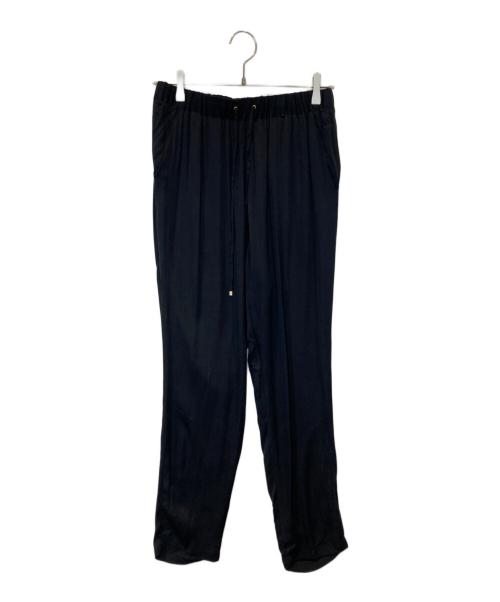 DEUXIEME CLASSE（ドゥーズィエム クラス）DEUXIEME CLASSE (ドゥーズィエム クラス) シルクサテンドロストパンツ　19030500401110 ブラック サイズ:36の古着・服飾アイテム