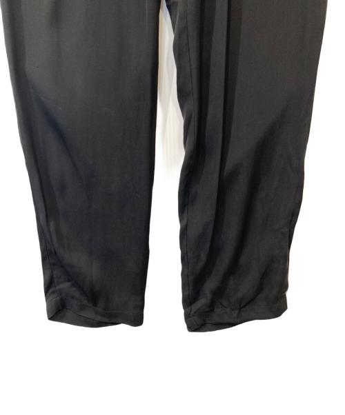 DEUXIEME CLASSE（ドゥーズィエム クラス）DEUXIEME CLASSE (ドゥーズィエム クラス) シルクサテンドロストパンツ　19030500401110 ブラック サイズ:36の古着・服飾アイテム