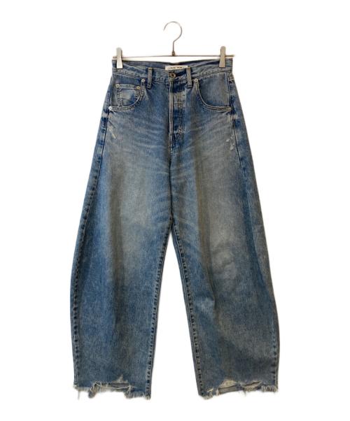 Whim Gazette（ウィムガゼット）Whim Gazette (ウィムガゼット) ラインカーブDENIM WGZ1021702A0001 インディゴ サイズ:36の古着・服飾アイテム