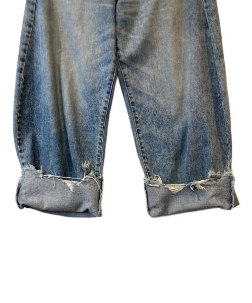 Whim Gazette（ウィムガゼット）Whim Gazette (ウィムガゼット) ラインカーブDENIM WGZ1021702A0001 インディゴ サイズ:36の古着・服飾アイテム