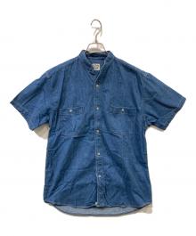 orSlow（オアスロウ）の古着「スタンドカラー半袖シャツ」｜インディゴ