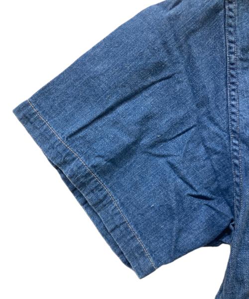 orSlow（オアスロウ）orSlow (オアスロウ) スタンドカラー半袖シャツ インディゴ サイズ:1の古着・服飾アイテム