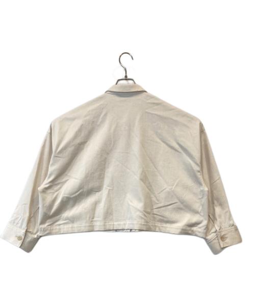 mizuiro-ind（ミズイロインド）mizuiro-ind (ミズイロインド) ワイドショートジャケット ベージュ サイズ:FREEの古着・服飾アイテム