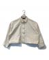 mizuiro-ind（ミズイロインド）の古着「ワイドショートジャケット」｜ベージュ